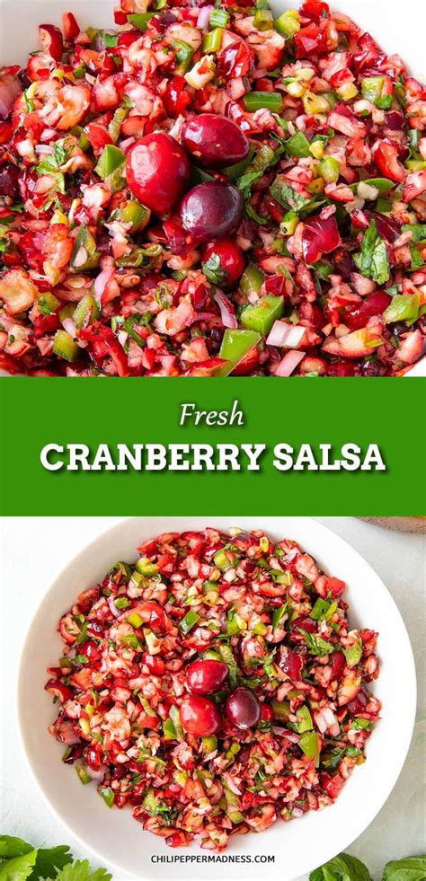 Fresh Cranberry Salsa Cranberry Salsa Fresh Cranberry Recipes