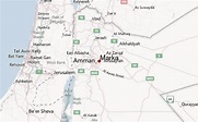 Mapa De Israel Rio Jordan Y Canaan