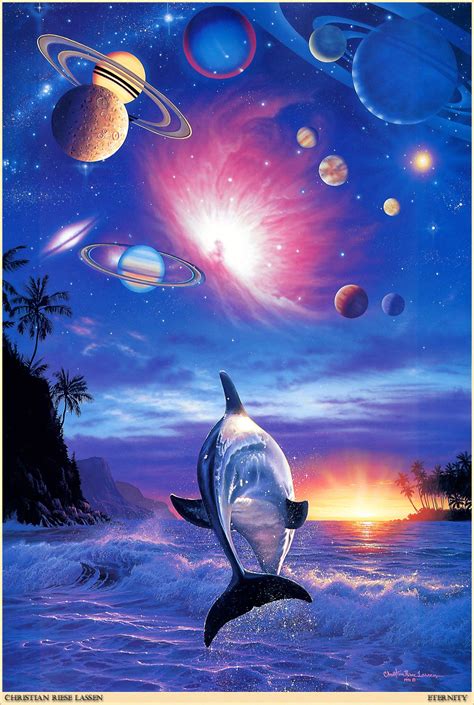 Christian Riese Lassen Dolphin Art Beautiful Fantasy Art Ocean Art