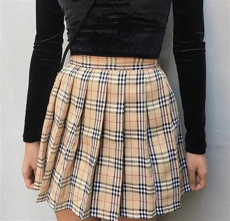 Check Pleated Skirt On Storenvy