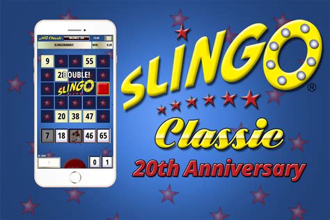 Slingo Classic Celebrating 20 Years At The Top Slingo Originals