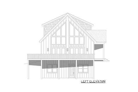 2 Story Mountain House Plan With Main Floor Master Suite 68747vr