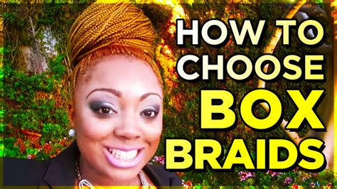 How To Choose The Right Size Box Braids Youtube