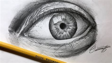 How To Draw A Hyper Realistic Eye Tutarial For Beginners