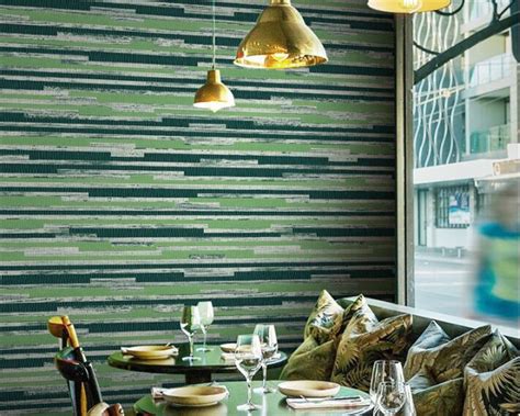 Beibehang 3d Wallpaper Wood Stripe Restaurant Background Retro