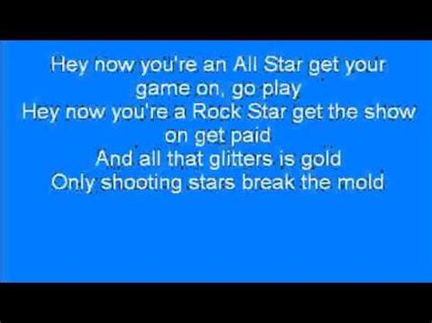 Stars lyrics read a book last night about our galaxyit said we're. smash mouth - all star LYRICS+MP3 DOWNLOAD - YouTube