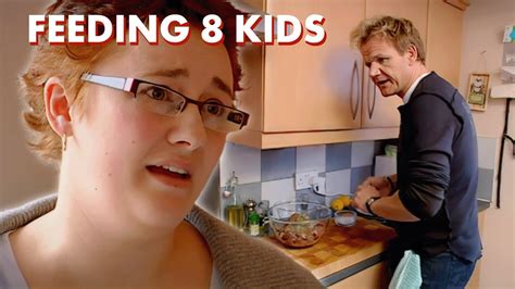 Gordon Ramsays Visit Cooking Fresh Food For 8 Kids 🍽️ The F Word