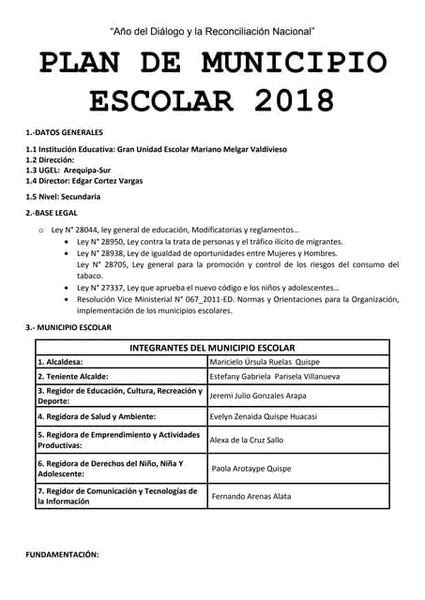 Plan Anual De Trabajo Municipio Escolardocx