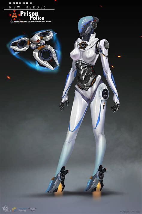 Ares Kai Fine Art Female Robot Robot Concept Art Robot Art