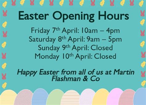 Easter Opening Hours Lettings And Estate Agents In Walton On Thames