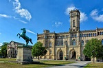 University Hannover. The main building of the Gottfried Wilhelm Leibniz ...