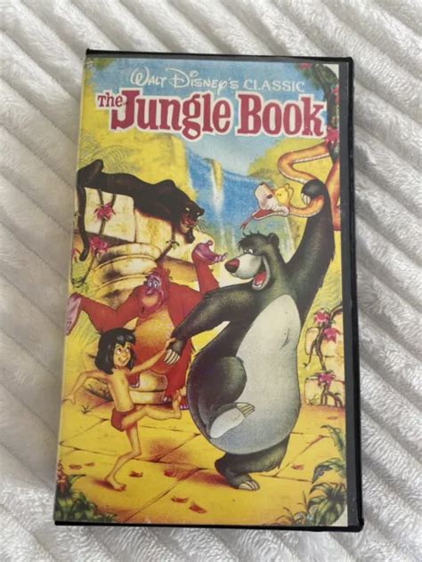 WALT DISNEY CLASSIC The Jungle Book Black Diamond Edition VHS Video Tape Rare PicClick UK