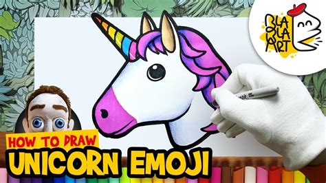 How To Draw The Unicorn Emoji Beautiful Emoji Drawing