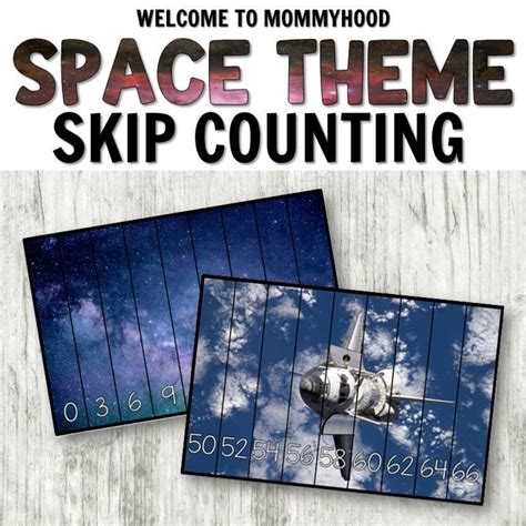 Space Theme Number Puzzles For Math Centers Counting To 9 And Etsy