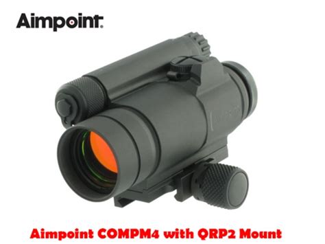 For Sale Aimpoint Compm4 Red Dot Sight With Qrp2 Scope Mount Gungle