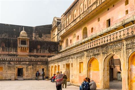 Amber Palace, Jaipur, Rajasthan State, India Editorial Stock Image