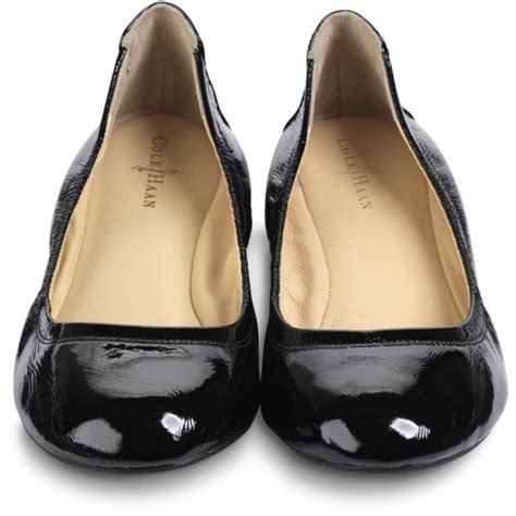 cole haan manhattan ballet black ballerina flats black patent leather shoes black ballet flats