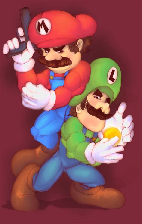 Artstation Mario And Luigi [fan Art]