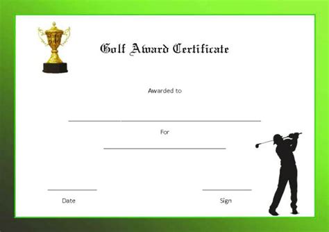 Select any of the templates below to edit. Golf Lesson Certificate Pdf / Adorable Golf Certificates ...