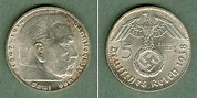 DEUTSCHES REICH 5 Reichsmark 1938 D (J.367) vz+ | MA-Shops