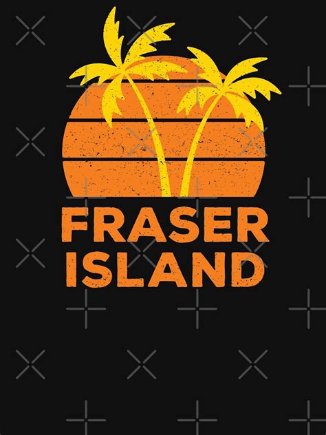 Fraser Island Retro T Shirt For Sale By Teesaurus Redbubble