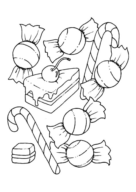 Dltk's crafts for kids free printable coloring pages. Free Printable Candy Coloring Pages For Kids