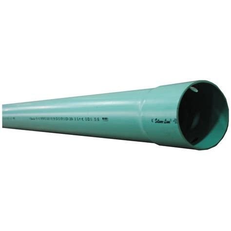 Silver Line Plastics 4 In X 10 Ft Sewer Main Pvc Sewer Pipe In The