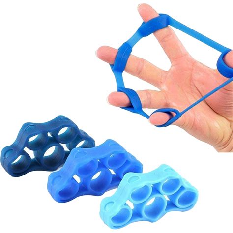 3 in 1 finger stretcher resistance bands hand extensor exerciser finger grip strengthener