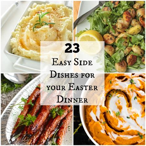 If you're hosting an easter brunch for friends and family, guests will likely be expecting some type ham or it's traditional, after all. 23 Easy Side Dishes for your Easter Dinner - Feed a Crowd — Home & Plate - Easy Seasonal Recipes