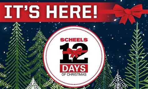The gift is suitable for both men and women. www.scheels.com/12days2018: Win Gift cards, apparel, Airfare Voucher, hotel voucher, Traeger ...