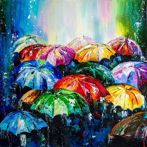 Rainy Day Oil Painting By Liubov Kuptsova Artfinder