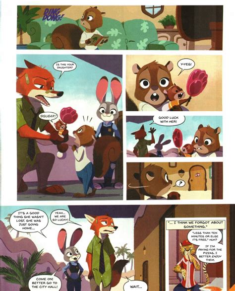 Official Comic Welcome To Zootopia Zootopia News Network