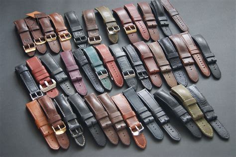 Handmade Genuine Leather Watch Straps Etsy