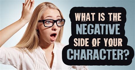 What Is the Negative Side of Your Character? - Quiz - Quizony.com