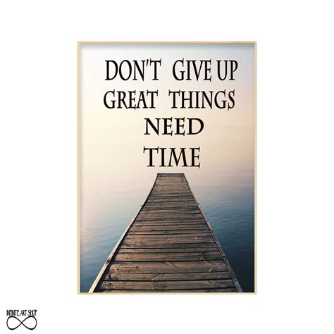 Dont Give Up Quoteprintable Motivational Wall Etsy Dont Give Up