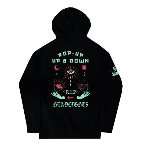 Pop Up And Down Headlights Hoodie Donut Media Store