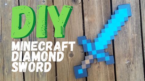 How To Make A Minecraft Diamond Sword