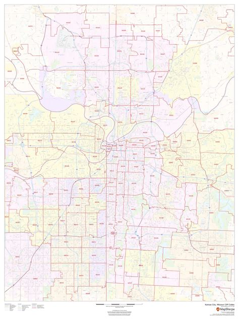 Kansas City Zip Code Map Vikky Jerrilyn