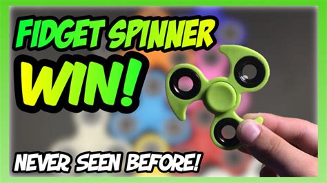 Never Before Seen Fidget Spinner Win From The Arcade Youtube