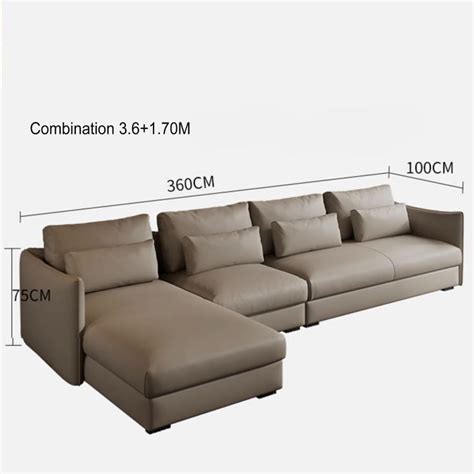 Contemporary Italian Leather Sofa Articture