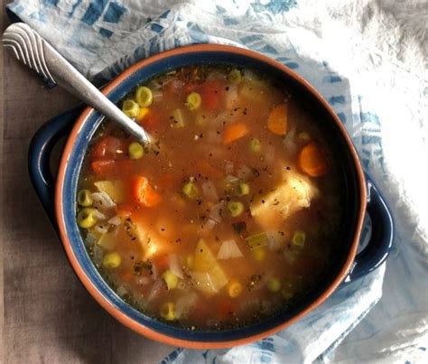 My Slow Cooker Vegetable Soup The April Blake