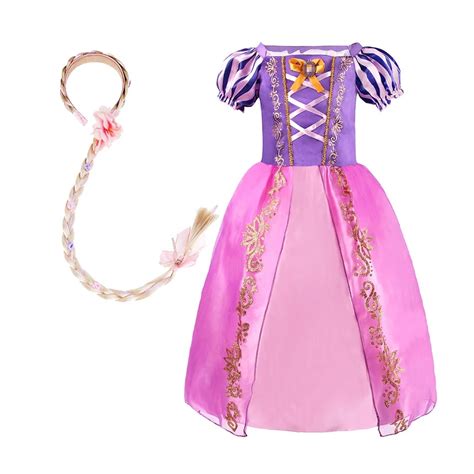 Children Girl Princess Dress Kids Tangled Disguise Carnival Girl