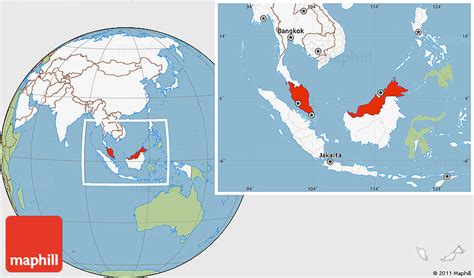 Malaysia World Map