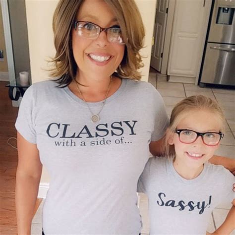 classy with a side of sassy funny mom and daughter shirts etsy