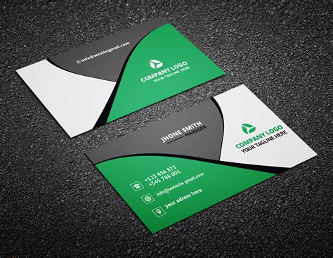 Corporate Business Card Design On Behance