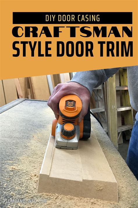Diy Craftsman Door Trim In 2021 Craftsman Door Craftsman Style Doors
