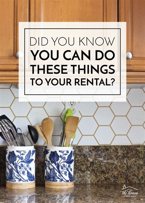 There Are Lots Ways To Decorate A Rental That Are Totally Temporary And