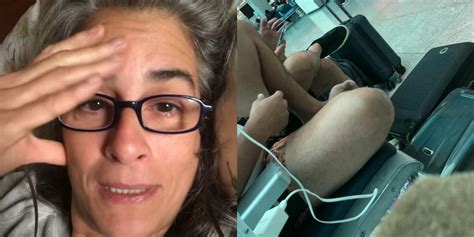 Lúcia Veríssimo flagra absurdo em aeroporto Parte íntima