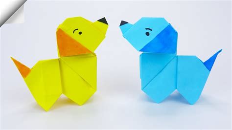 Origami Dog Easy Diy Paper Crafts Youtube