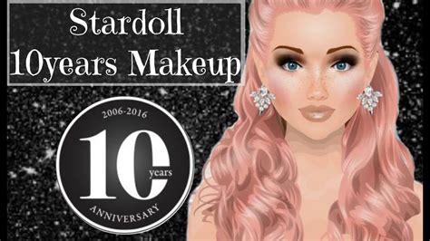 Stardoll Makeup Tutorial Stardoll 10 Years Makeup Youtube